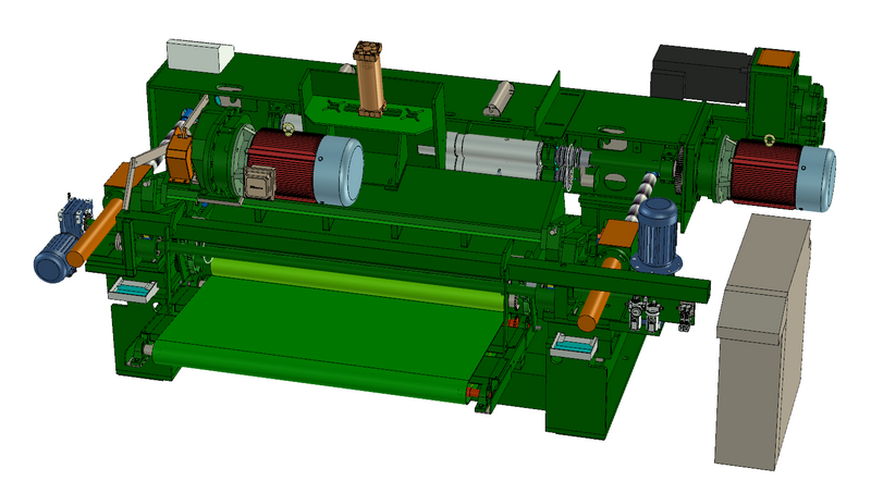 Spindleless Peeling Machine for Film Faced Plywood